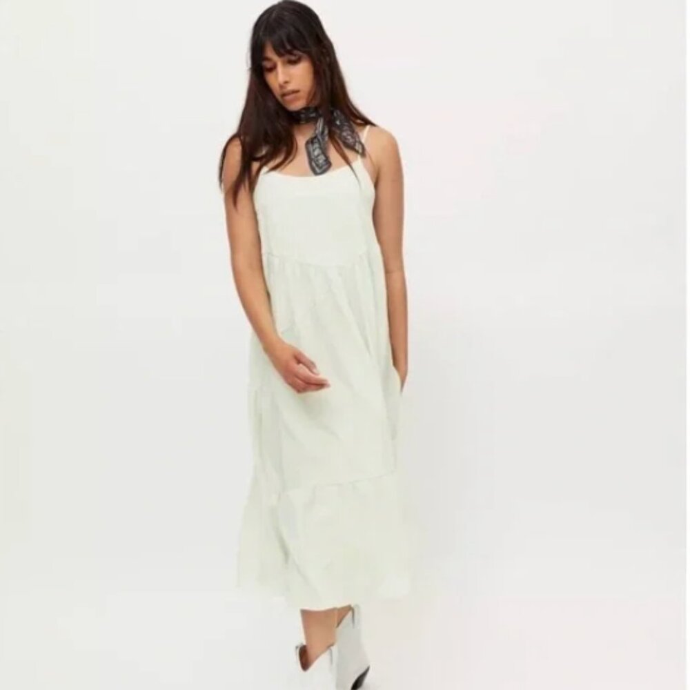 Urban Renewal Eco Linen Seam Midi Dress